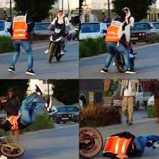 فتح بحث قضائي في قضية اصطدام سائق دراجة نارية بمفتش شرطة