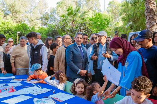 امزازي يشرف على افتتاح فعاليات بيلماون بودماون بحديقة ابن زيدون باكادير