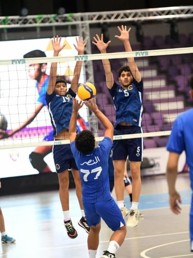 العين والنصر البحريني والريان يحققون الانتصار في دولية الناشئين للطائرة