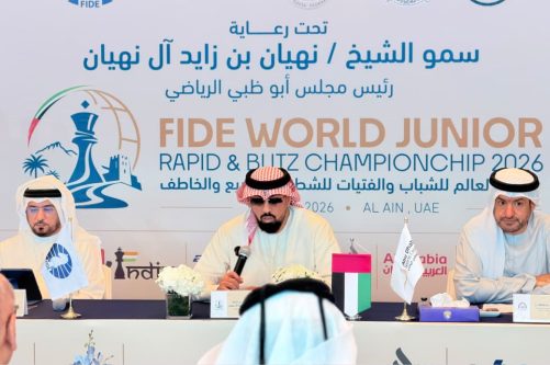 150 لاعباً ولاعبة من 40 دولة في مونديال الشطرنج بالعين